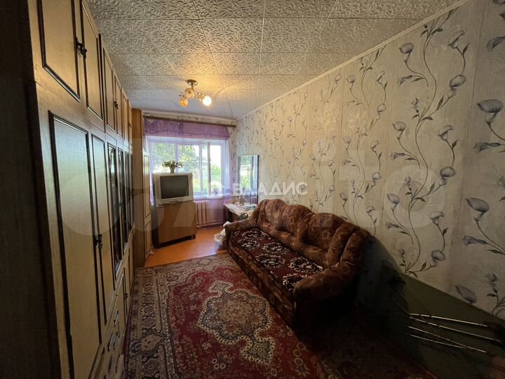 3-к. квартира, 52,5 м², 1/2 эт.