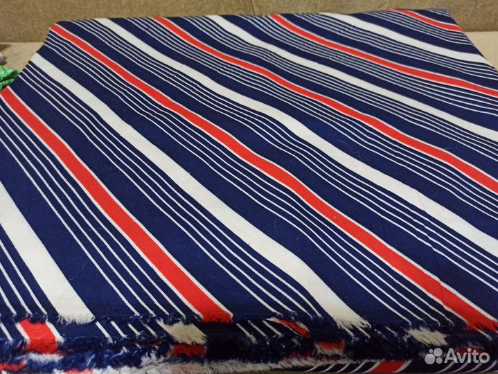 Отрез ткани хлопок СССР штапель