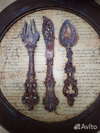 Настенное панно из дерева