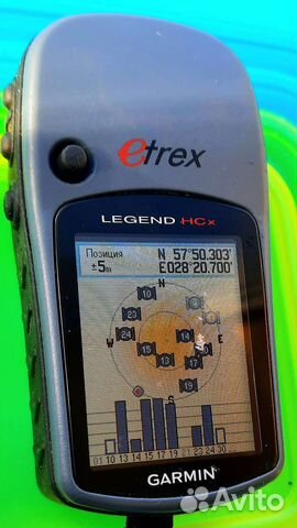 Навигатор garmin Etrex Legend HCx