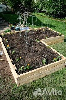 Грядки деревянные для огорода