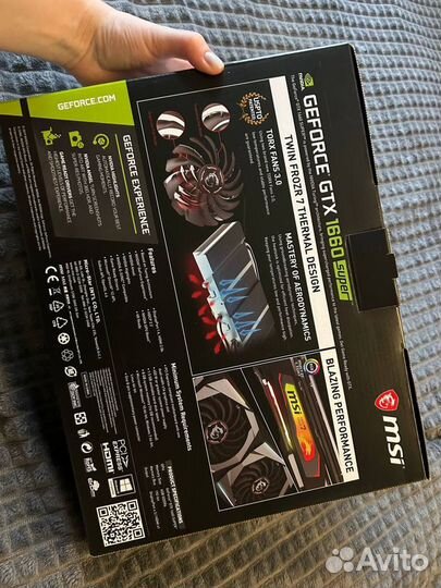 Видеокарта gtx 1660 super