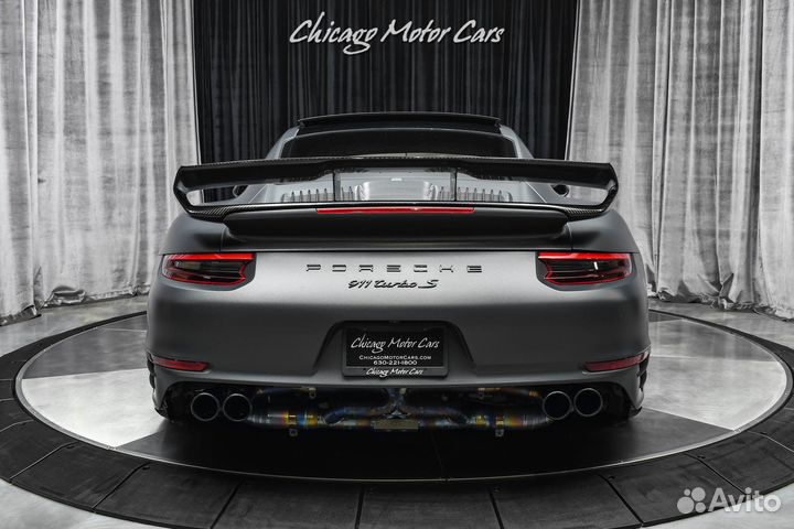 Карбоновый Спойлер для Porsche 911 991 Turbo S