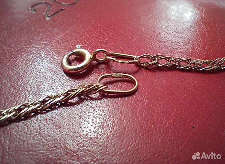 Золотая цепь женская 585