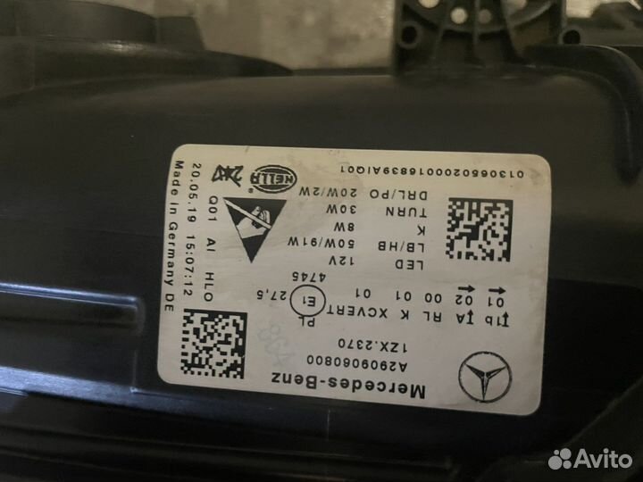 Фара правая Mercedes AMG GT 2017-2022 год в Москве