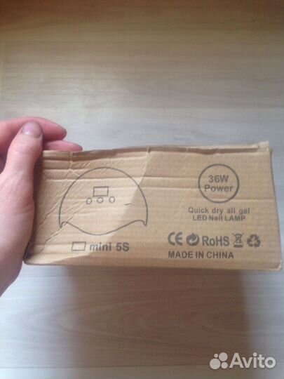 Лампа для маникюра новая 36W