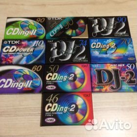 Аудиокассеты TDK тип 2 хром коллекция 20