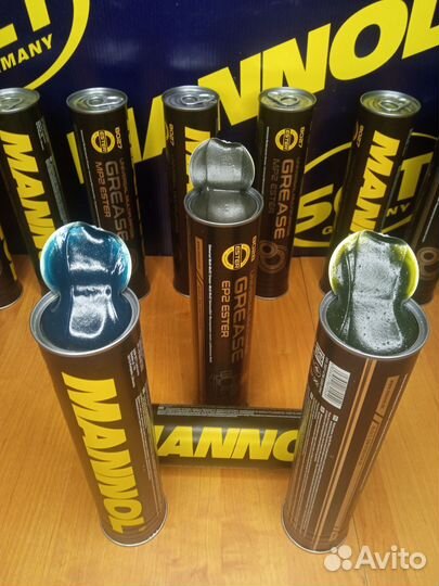 Смазка в тубах в ведрах манол синяя