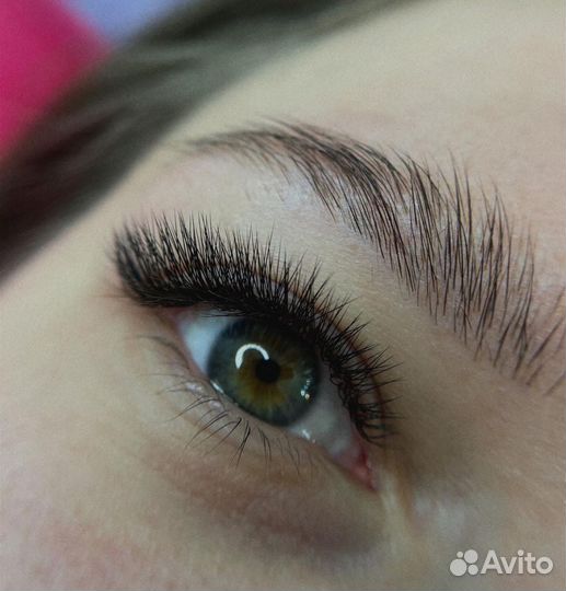 Наращивание,ламинирование ресниц/оформление бровей