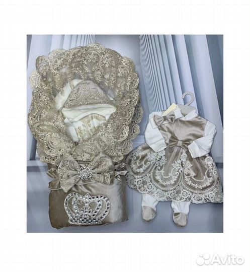 Конверт на выписку для девочки зима/осень