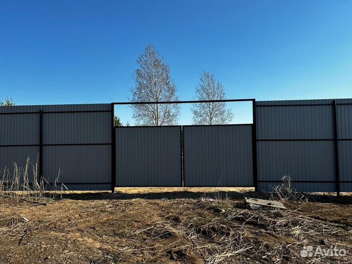 Забор под ключ профнастил по Области