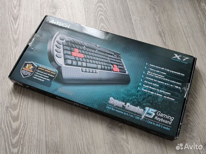 Новая игровая клавиатура A4Tech X7-G800V usb
