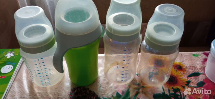 Бутылочки avent, поильники