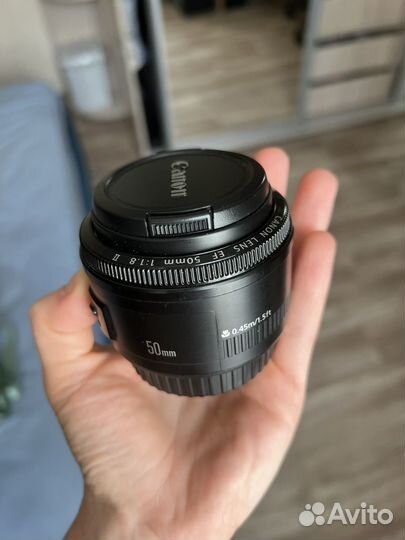 Объектив canon ef 50mm f 1 8 ii