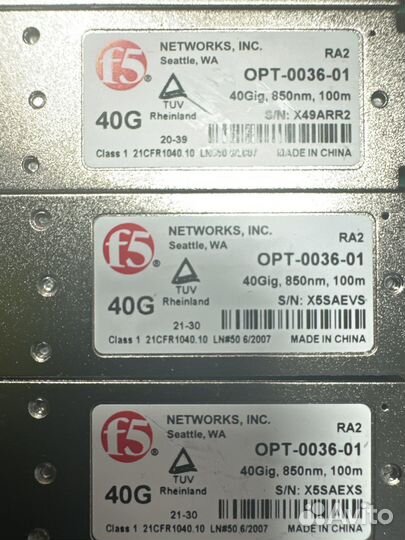 Qsfp F5 OPT-0036-01 40Gb 850NM 100M