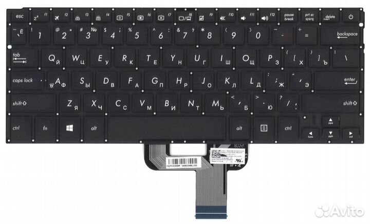 Клавиатура asus zenbook UX410UQK с подсветкой, OEM