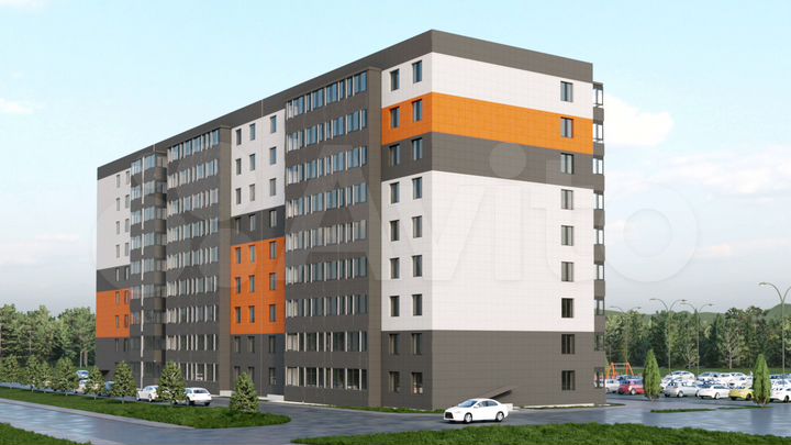 2-к. квартира, 74 м², 3/9 эт.