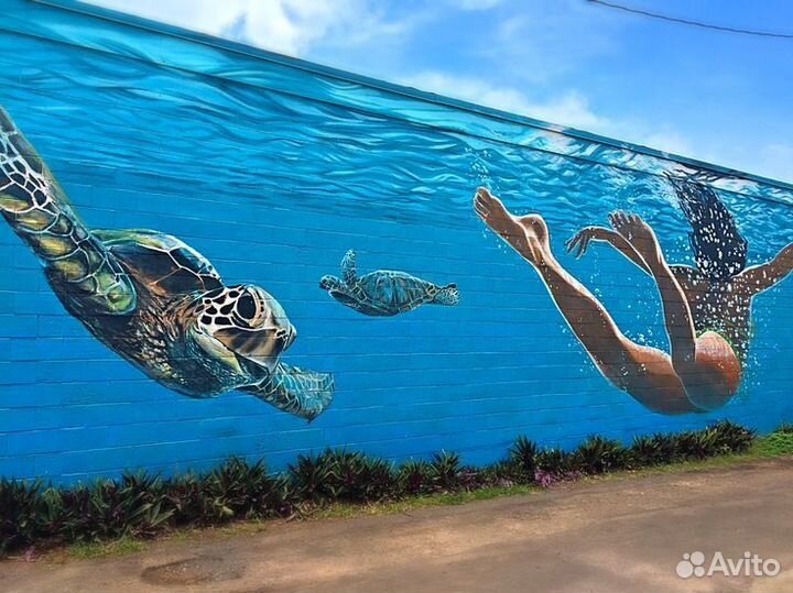 Художник, роспись стен, граффити, аэрография