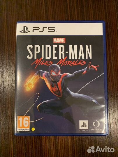 Spider man Miles Morales ps5 диск