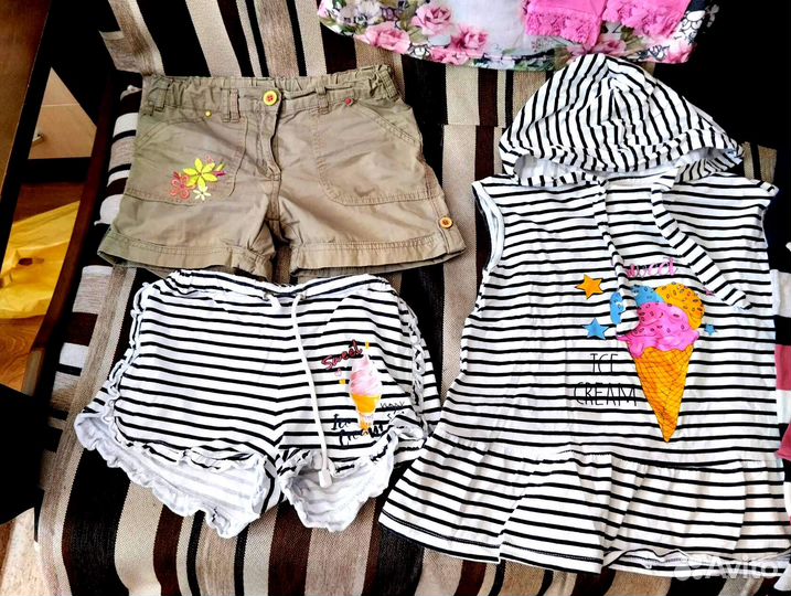 Фирменная одежда для девочки пакетом 130-140