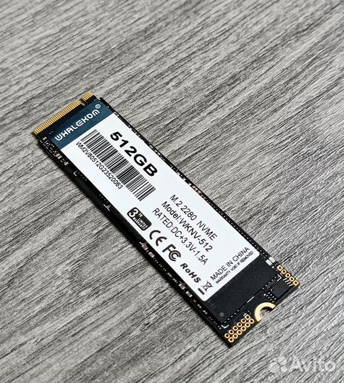 SSD Whalekom wkvn-512GB M.2 PCIe NVMe