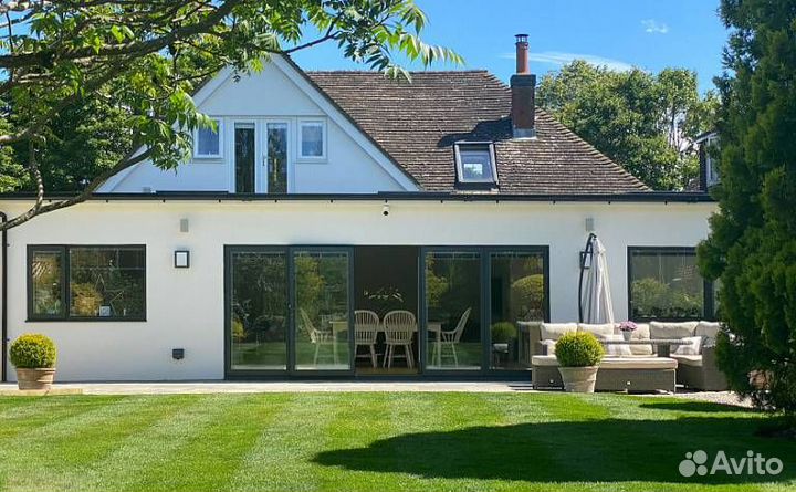 Панорамные раздвижные двери Алютех / Alutech