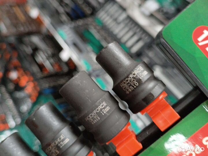 Набор головок ударных 10-32 мм Rockforce