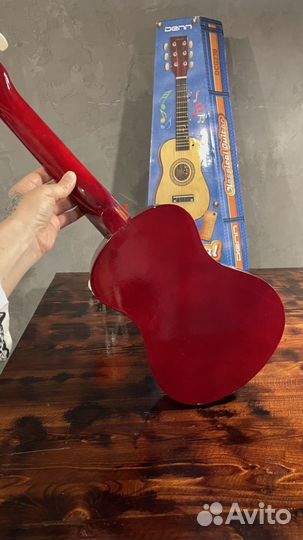 Гитара шестиструнная детская новая