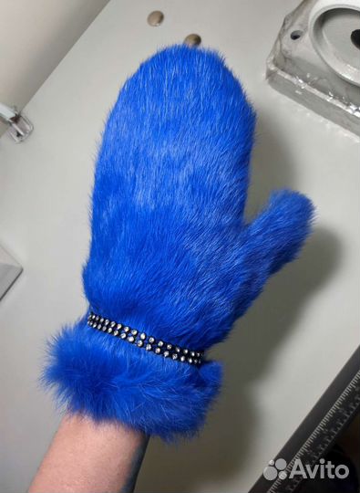 Варежки из кролика