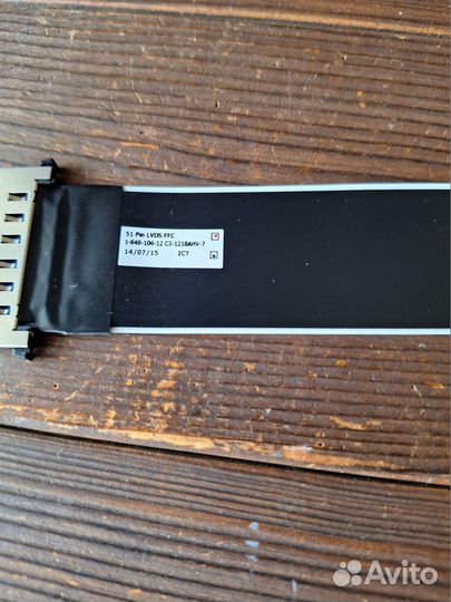 Шлейф lvds 385x30mm 51 pin