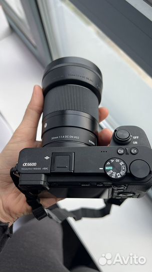 Sony ilce alpha 6600 + sigma 30 1.4 + сумка