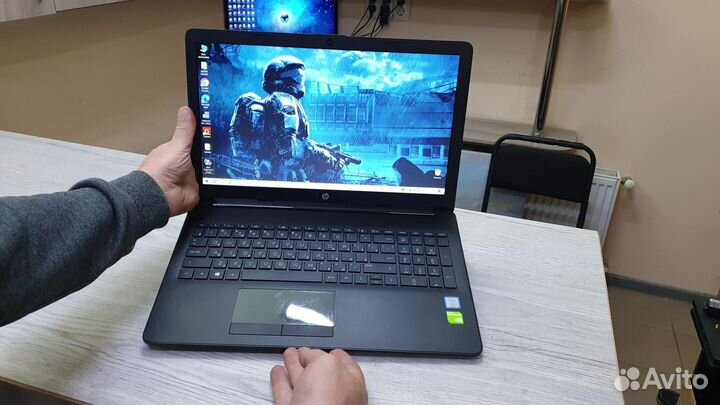 Ноутбук Hp (1 Терабайт, Full HD экран )