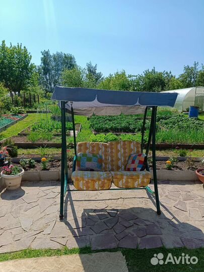 Садовые качели бу