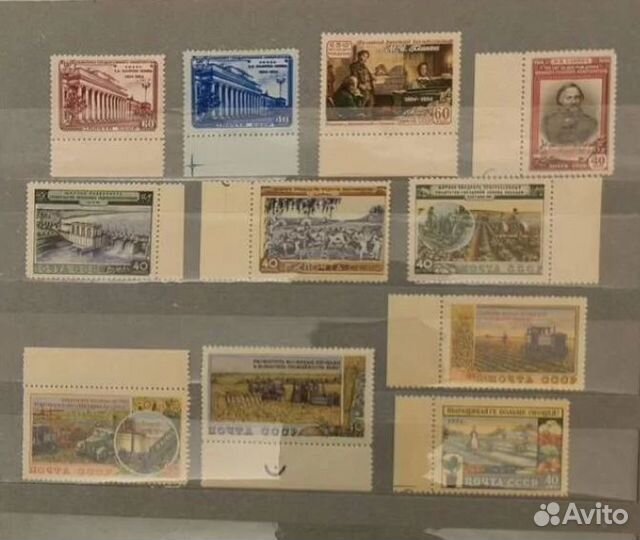 Годовой набор 1954 год **. Все 56 марок с полями