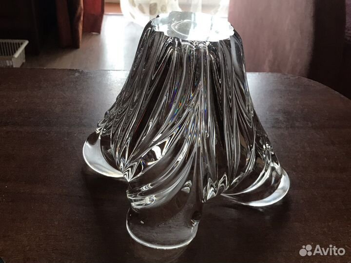 Большая вазы хрусталь лзхс СССР