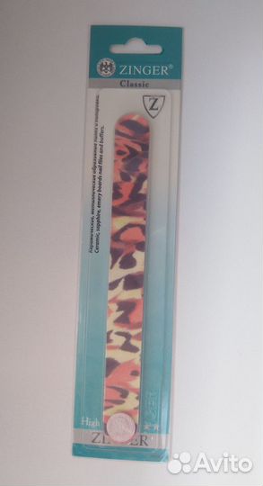 Пилка прямая для ногтей zigner Classic