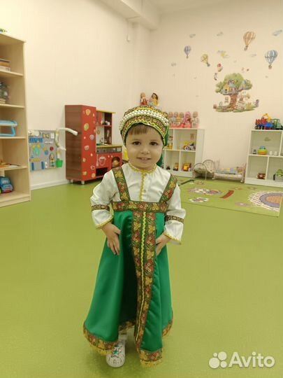 Русский народный костюм для девочки 86-92