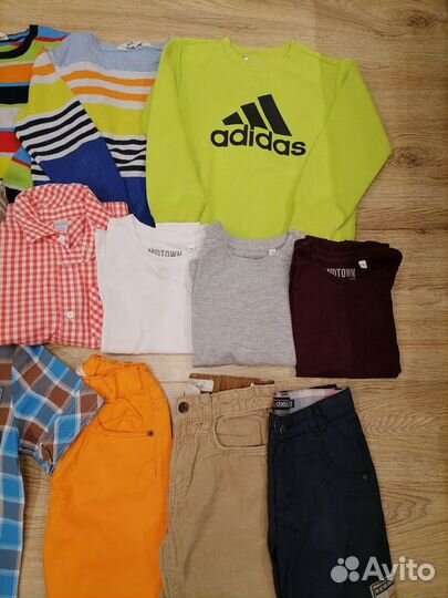 Пакет одежды на мальчика размер 110