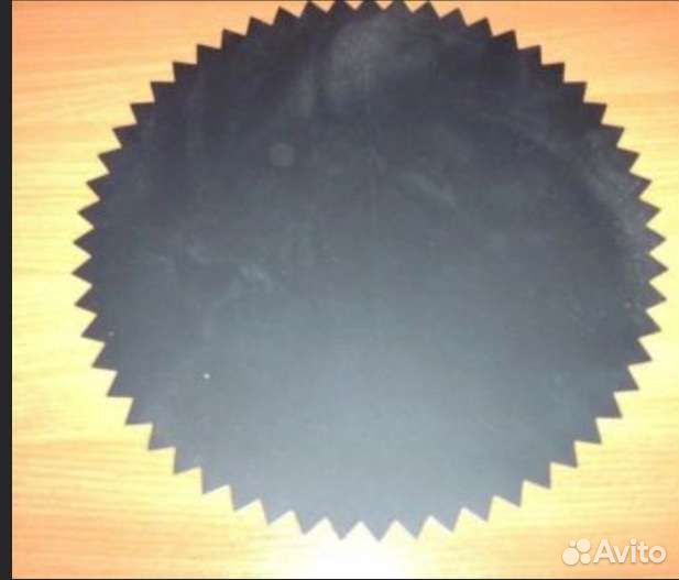 Салфетка для торта, пластик, цвет черный