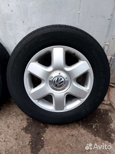 Литые диски с резиной R18 Volkswagen touareg 02-10
