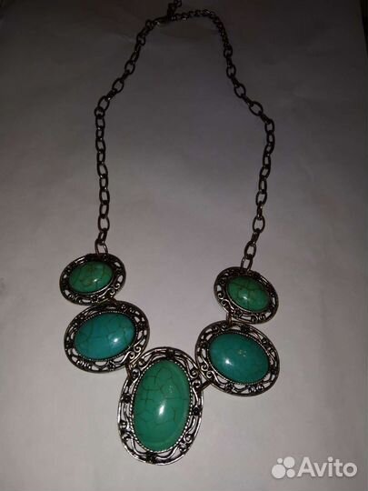 Ожерелье из бирюзы