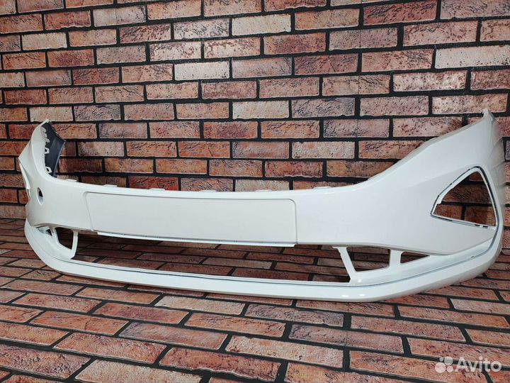 Бампер передний белый VW Polo 6 20-22 новый