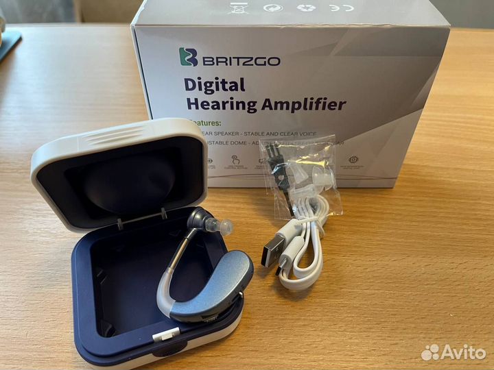 Перезаряжаемый слуховой аппарат Britzgo