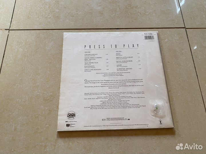 LP Paul McCartney - Press To Play