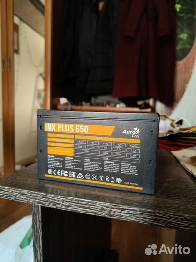 Блок питания aerocool vx plus 650w