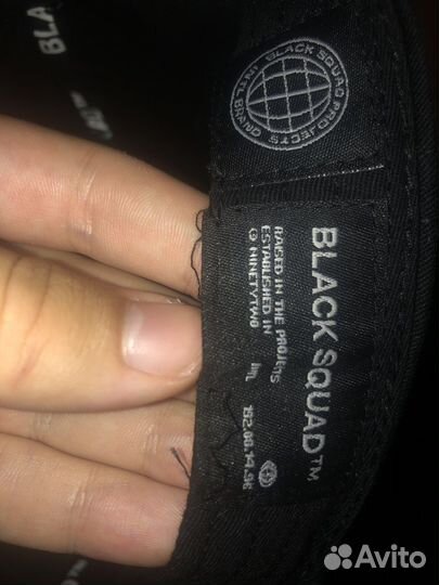 Бейсболка Black squad