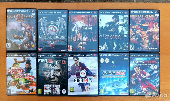 Игры на PS2(новые)
