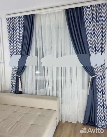 Шторы комбинированные