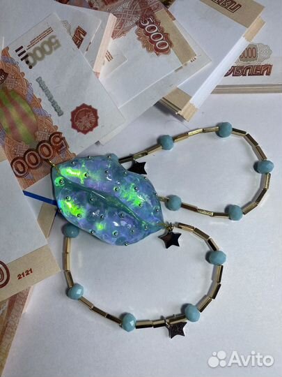 Колье чокер бусы