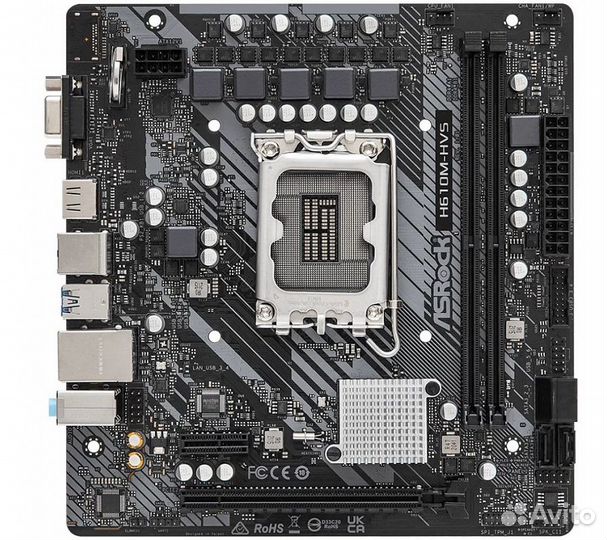 Материнская плата Asrock H610M-HVS D4